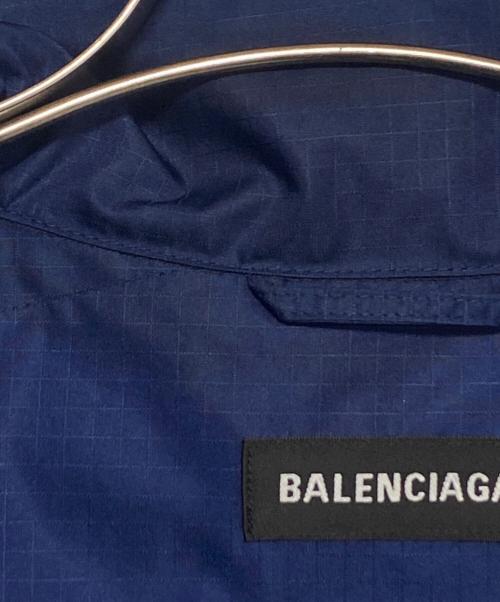 BALENCIAGA（バレンシアガ）BALENCIAGA (バレンシアガ) リップストップトラックブルゾン ブルー×レッド サイズ:44の古着・服飾アイテム