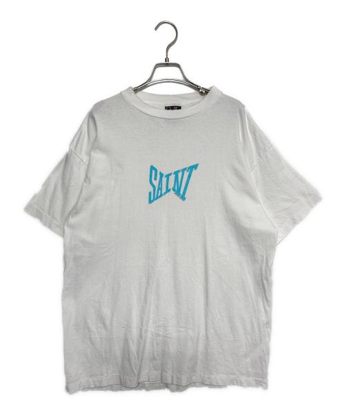SAINT MICHAEL（セントマイケル）SAINT MICHAEL (セントマイケル) SS TEE RIBON SAINT ホワイト サイズ:Lの古着・服飾アイテム