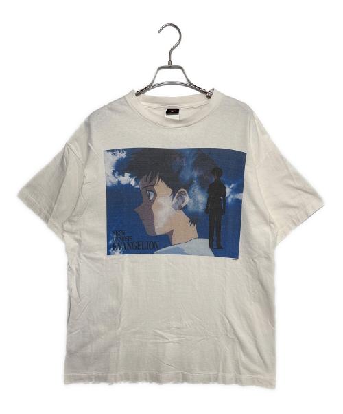 SAINT MICHAEL（セントマイケル）SAINT MICHAEL (セントマイケル) EV SS TEE / SHINJI ホワイト サイズ:Lの古着・服飾アイテム