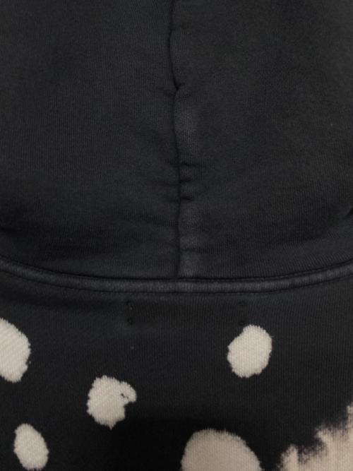 AMIRI（アミリ）AMIRI (アミリ) Bleached Dragon Zip Hoodie ブラック×ホワイト サイズ:38の古着・服飾アイテム