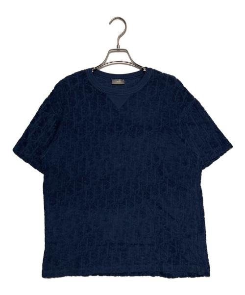 Dior（ディオール）Dior (ディオール) オブリーク トロッター パイルT ネイビー サイズ:Sの古着・服飾アイテム