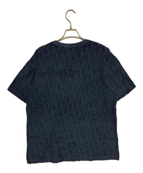 Dior（ディオール）Dior (ディオール) オブリーク トロッター パイルT ネイビー サイズ:Sの古着・服飾アイテム