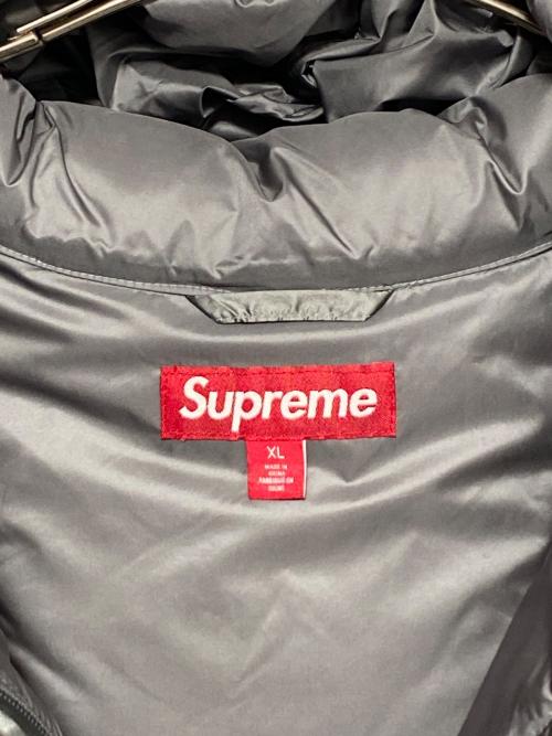 SUPREME（シュプリーム）SUPREME (シュプリーム) Micro Down Half Zip Hooded Pullover シルバー サイズ:XLの古着・服飾アイテム