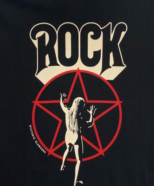 Hysteric Glamour（ヒステリックグラマー）Hysteric Glamour (ヒステリックグラマー) HOLD YOUR FIRE Tシャツ ブラック サイズ:Lの古着・服飾アイテム