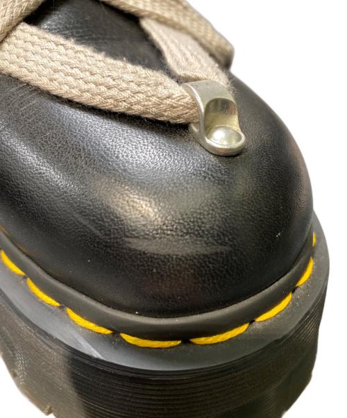 RICK OWENS（リックオウエンス）RICK OWENS (リックオウエンス) Dr.Martens (ドクターマーチン) 1460 QUAD PENT BOOT ブラック サイズ:UK8の古着・服飾アイテム