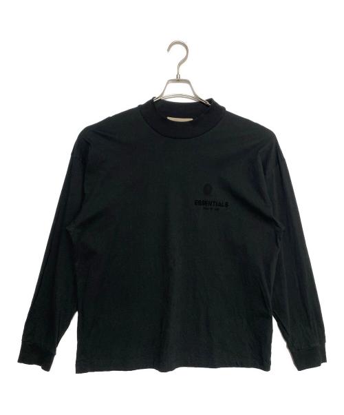 FOG ESSENTIALS（フィアオブゴッド エッセンシャル）FOG ESSENTIALS (フィアオブゴッド エッセンシャル) モックネック長袖Tシャツ ブラック サイズ:Mの古着・服飾アイテム