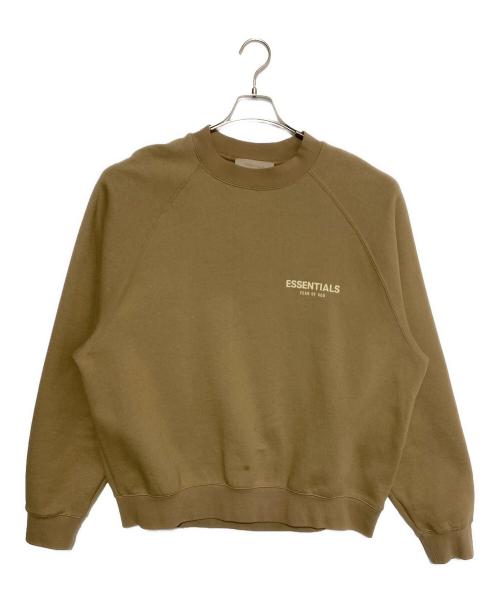 FOG ESSENTIALS（フィアオブゴッド エッセンシャル）FOG ESSENTIALS (フィアオブゴッド エッセンシャル) ロゴスウェット キャメル サイズ:Mの古着・服飾アイテム