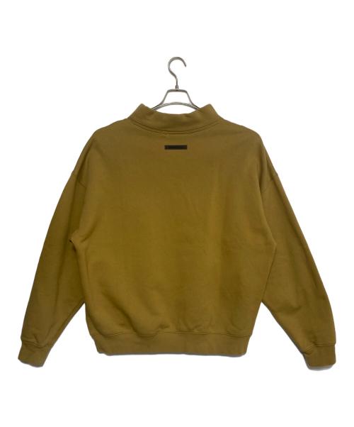 FOG ESSENTIALS（フィアオブゴッド エッセンシャル）FOG ESSENTIALS (フィアオブゴッド エッセンシャル) モックネックスウェット キャメル サイズ:Lの古着・服飾アイテム