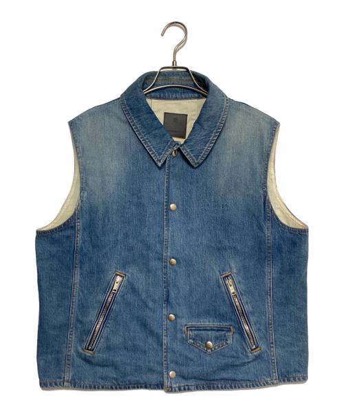 GIVENCHY（ジバンシィ）GIVENCHY (ジバンシィ) Denim Sleeveless Jacket インディゴ サイズ:XLの古着・服飾アイテム