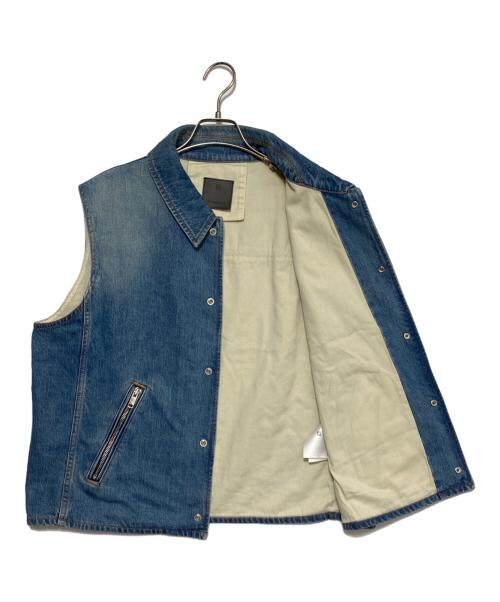 GIVENCHY（ジバンシィ）GIVENCHY (ジバンシィ) Denim Sleeveless Jacket インディゴ サイズ:XLの古着・服飾アイテム