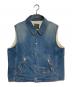 GIVENCHY（ジバンシィ）の古着「Denim Sleeveless Jacket」｜インディゴ