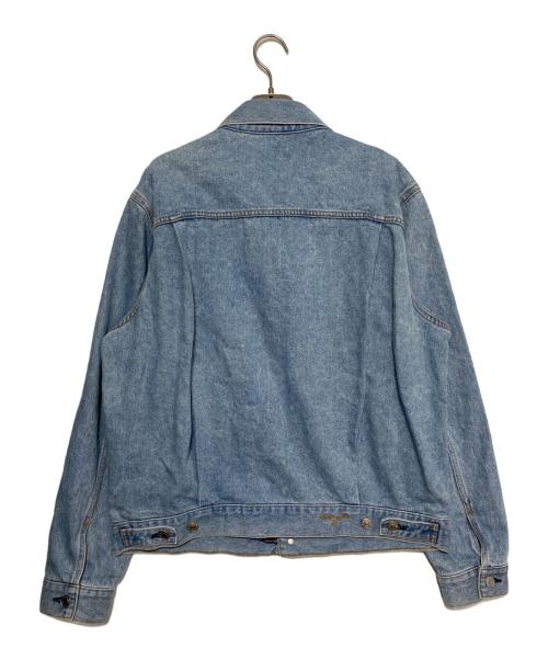 maison kitsune（メゾンキツネ）maison kitsune (メゾンキツネ) 2nd Denim Jaket インディゴ サイズ:Lの古着・服飾アイテム