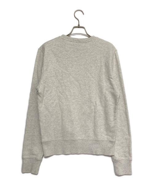 AMI Alexandre Mattiussi（アミアレクサンドルマテュッシ）AMI Alexandre Mattiussi (アミアレクサンドルマテュッシ) ハートロゴクルーネックスウェット ライトグレー サイズ:Sの古着・服飾アイテム