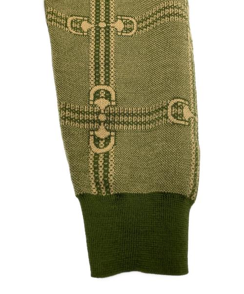 GUCCI（グッチ）GUCCI (グッチ) Horsebit Jacquard Knit Cardigan 