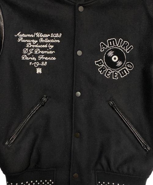 AMIRI（アミリ）AMIRI (アミリ) DJ Preemo バーシティジャケット ブラック サイズ:50の古着・服飾アイテム