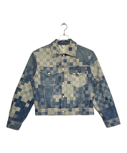 LOUIS VUITTON（ルイ ヴィトン）LOUIS VUITTON (ルイ ヴィトン) Damouflage denim jacket  インディゴ サイズ:48の古着・服飾アイテム