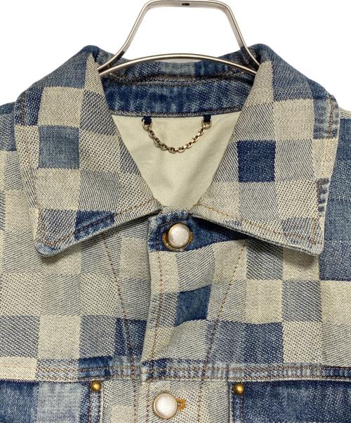 LOUIS VUITTON（ルイ ヴィトン）LOUIS VUITTON (ルイ ヴィトン) Damouflage denim jacket  インディゴ サイズ:48の古着・服飾アイテム