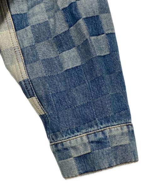 LOUIS VUITTON（ルイ ヴィトン）LOUIS VUITTON (ルイ ヴィトン) Damouflage denim jacket  インディゴ サイズ:48の古着・服飾アイテム