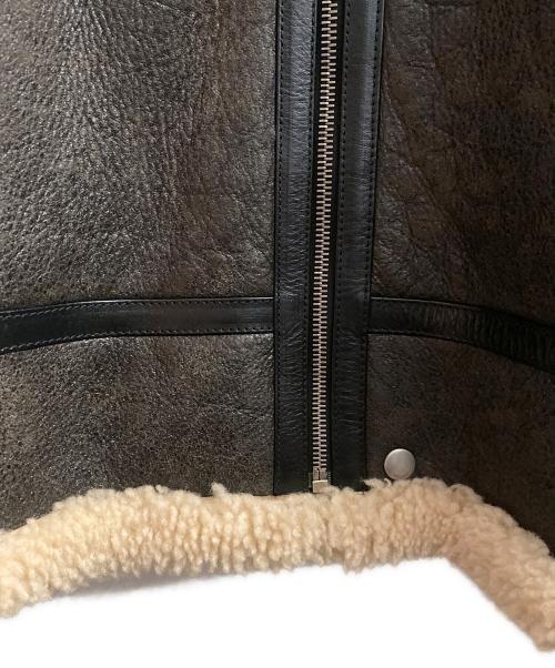 Saint Laurent Paris（サンローランパリ）Saint Laurent Paris (サンローランパリ) Mouton B-3 Jacket ブラウン サイズ:50の古着・服飾アイテム