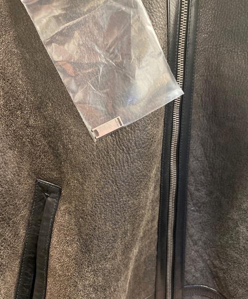 Saint Laurent Paris（サンローランパリ）Saint Laurent Paris (サンローランパリ) Mouton B-3 Jacket ブラウン サイズ:50の古着・服飾アイテム