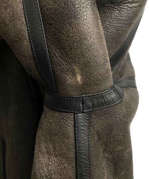 Saint Laurent Paris（サンローランパリ）Saint Laurent Paris (サンローランパリ) Mouton B-3 Jacket ブラウン サイズ:50の古着・服飾アイテム