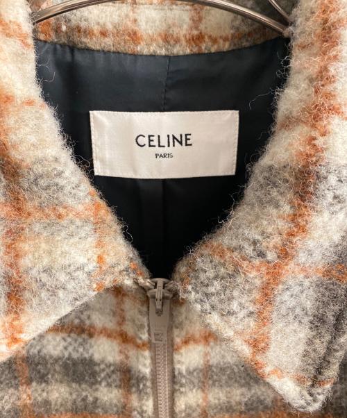 CELINE（セリーヌ）CELINE (セリーヌ) ルーズテディジャケット ベージュ サイズ:48の古着・服飾アイテム