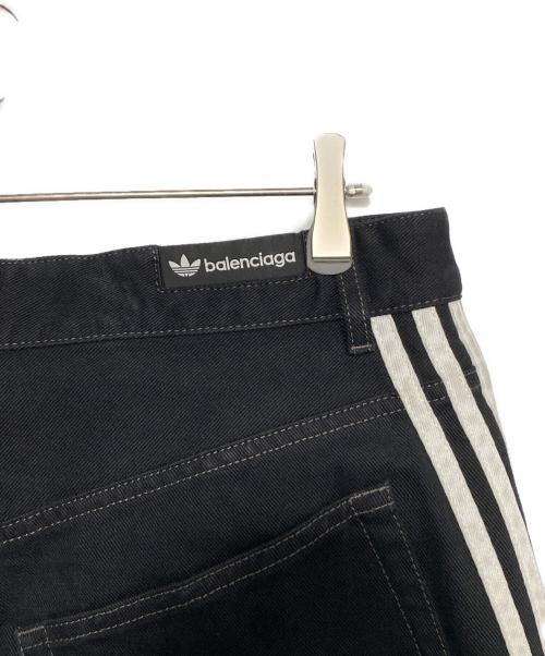 BALENCIAGA（バレンシアガ）BALENCIAGA (バレンシアガ) adidas (アディダス) LARGE BAGGY ブラック サイズ:Mの古着・服飾アイテム
