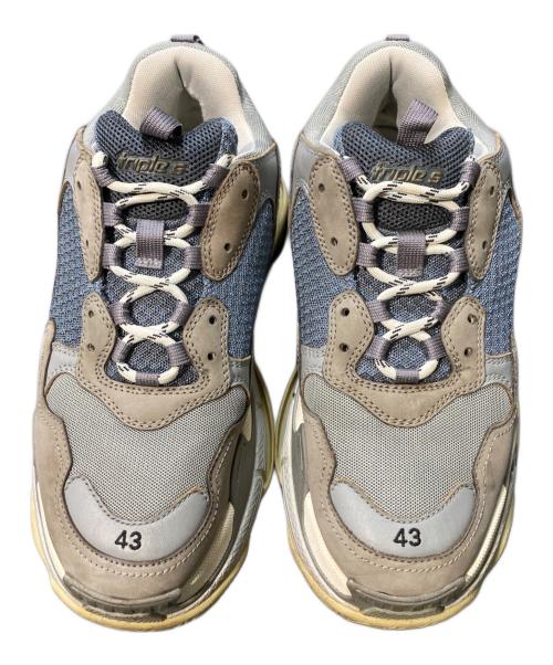 BALENCIAGA（バレンシアガ）BALENCIAGA (バレンシアガ) Triple S グレー サイズ:28.5の古着・服飾アイテム