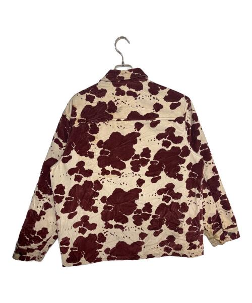 SUPREME（シュプリーム）Supreme (シュプリーム) Velvet Chore Coat ホワイト×ブラウン サイズ:Lの古着・服飾アイテム