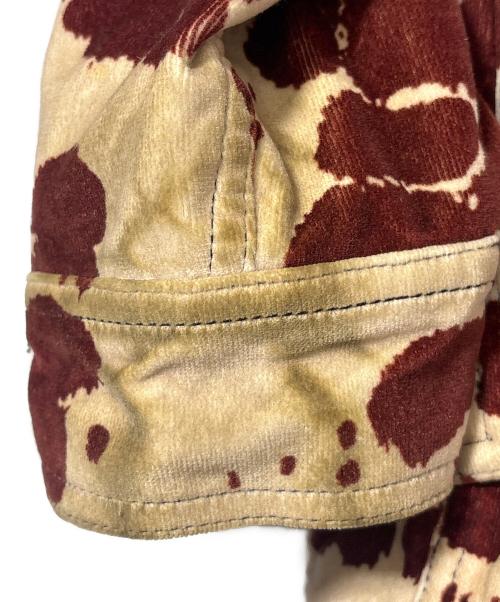 SUPREME（シュプリーム）Supreme (シュプリーム) Velvet Chore Coat ホワイト×ブラウン サイズ:Lの古着・服飾アイテム