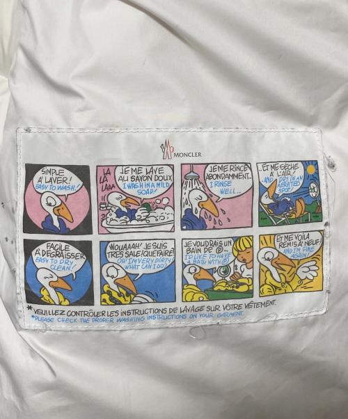 MONCLER（モンクレール）MONCLER (モンクレール) POIRIER GIUBBOTTO ホワイト サイズ:1の古着・服飾アイテム