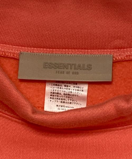 FOG ESSENTIALS（フィアオブゴッド エッセンシャル）FOG ESSENTIALS (フィアオブゴッド エッセンシャル) モックネックロゴスウェット オレンジ サイズ:XLの古着・服飾アイテム