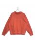 FOG ESSENTIALS（フィアオブゴッド エッセンシャル）の古着「モックネックロゴスウェット」｜オレンジ