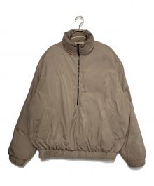 FOG ESSENTIALS（フィアオブゴッド エッセンシャル）の古着「ハーフジップパファージャケット」｜カーキ