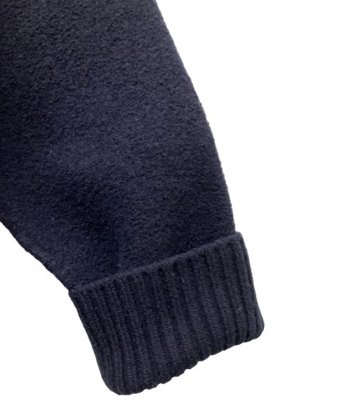 AMI Alexandre Mattiussi（アミアレクサンドルマテュッシ）AMI Alexandre Mattiussi (アミアレクサンドルマテュッシ) ハートロゴタートルネックセーター　UKS406.018 ネイビー サイズ:Ｍの古着・服飾アイテム