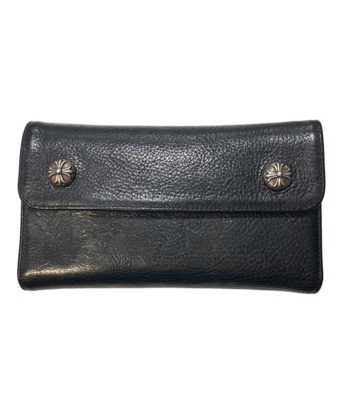 CHROME HEARTS（クロムハーツ）CHROME HEARTS (クロムハーツ) WAVE CROSS BTN ブラックの古着・服飾アイテム