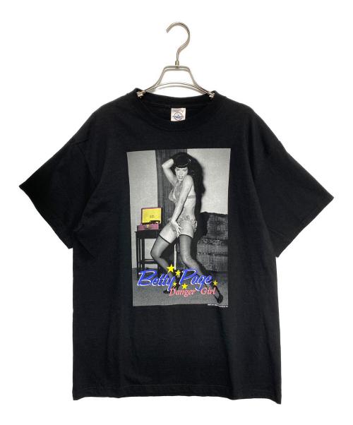 DELTA（デルタ）DELTA (デルタ) Bettie Page TEE ブラック サイズ:Lの古着・服飾アイテム