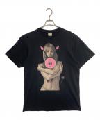 Hysteric Glamour×PAMヒステリックグラマー×パム）の古着「Marpi Hug Tee Black」｜ブラック