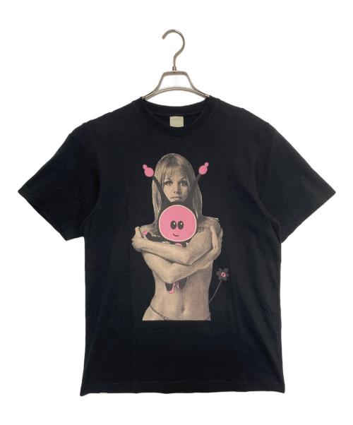 Hysteric Glamour（ヒステリックグラマー）Hysteric Glamour (ヒステリックグラマー) PAM (パム) Marpi Hug Tee Black ブラック サイズ:Lの古着・服飾アイテム