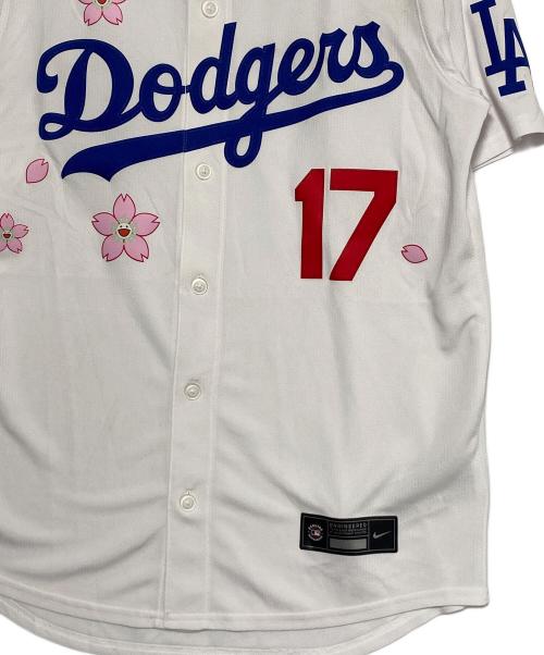NIKE（ナイキ）NIKE (ナイキ) MLB (エムエルビー) 村上隆 (ムラカミタカシ) ドジャース 大谷翔平 東京シリーズ ユニフォーム ホワイト サイズ:Mの古着・服飾アイテム