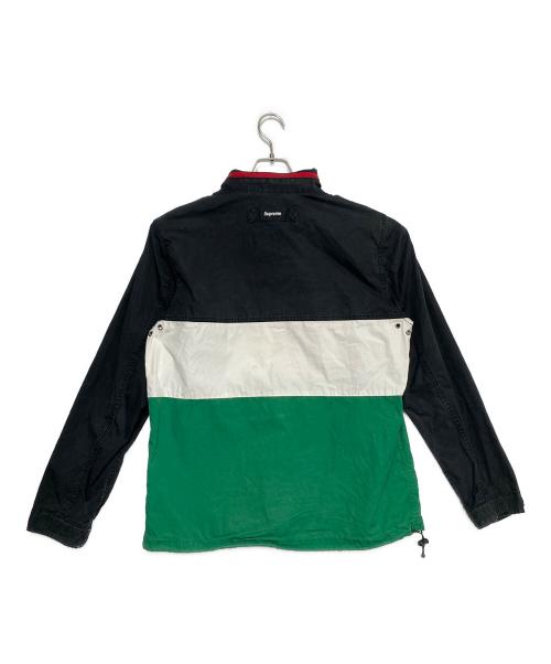 SUPREME（シュプリーム）SUPREME (シュプリーム) F-1 Pulover Jacket ブラック×グリーン サイズ:Mの古着・服飾アイテム
