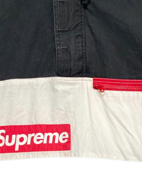 SUPREME（シュプリーム）SUPREME (シュプリーム) F-1 Pulover Jacket ブラック×グリーン サイズ:Mの古着・服飾アイテム