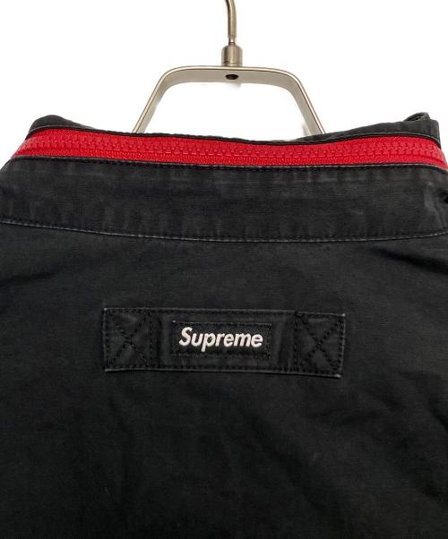 SUPREME（シュプリーム）SUPREME (シュプリーム) F-1 Pulover Jacket ブラック×グリーン サイズ:Mの古着・服飾アイテム