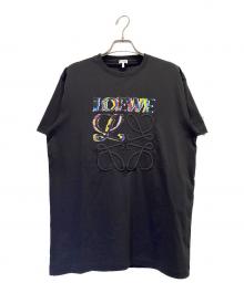 LOEWE（ロエベ）の古着「RELAXED FIT T-SHIRT グリッチ アナグラム カットソー」｜ブラック