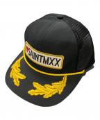 SAINT MICHAELセントマイケル）の古着「MESH CAP」｜ブラック