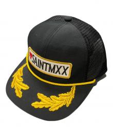 SAINT MICHAEL（セントマイケル）の古着「MESH CAP」｜ブラック