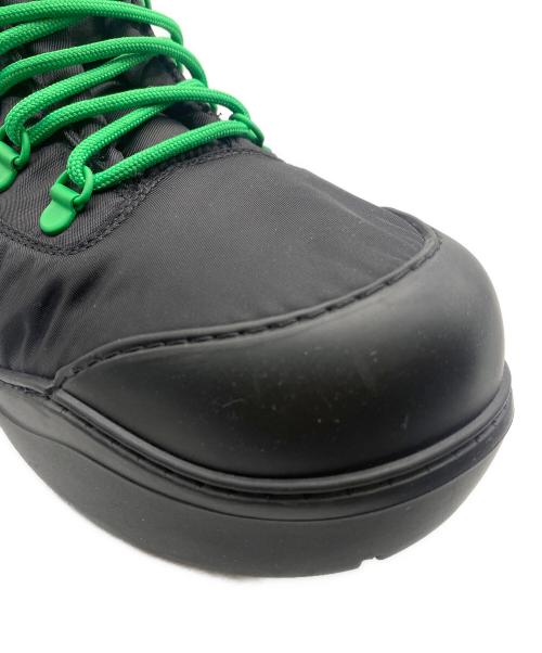 BOTTEGA VENETA（ボッテガベネタ）BOTTEGA VENETA (ボッテガベネタ) PUDDLE BOMBER ブラック×グリーン サイズ:40の古着・服飾アイテム