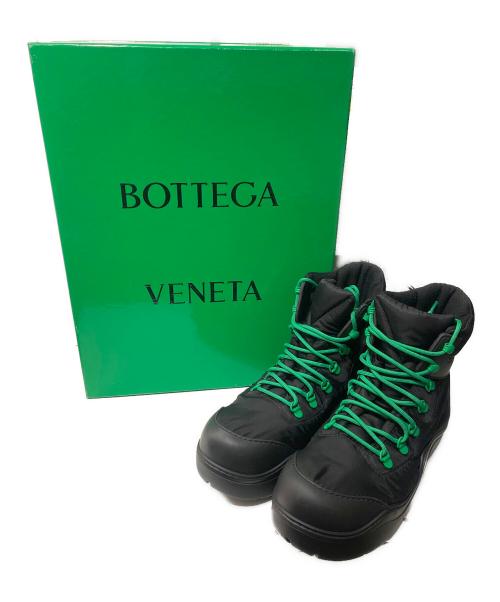 BOTTEGA VENETA（ボッテガベネタ）BOTTEGA VENETA (ボッテガベネタ) PUDDLE BOMBER ブラック×グリーン サイズ:40の古着・服飾アイテム
