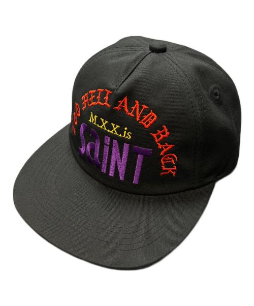 SAINT MICHAEL（セントマイケル）SAINT MICHAEL (セントマイケル) CAP / SINNER SHINE ブラックの古着・服飾アイテム