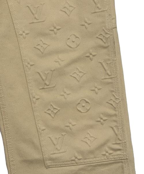 LOUIS VUITTON（ルイ ヴィトン）LOUIS VUITTON (ルイ ヴィトン) 23SS モノグラム カーペンター コットン ロングパンツ アイボリー サイズ:30の古着・服飾アイテム